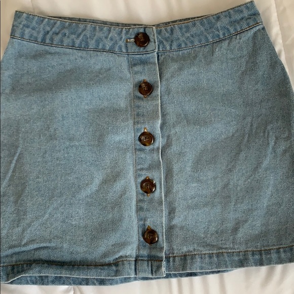 forever 21 jean skirt